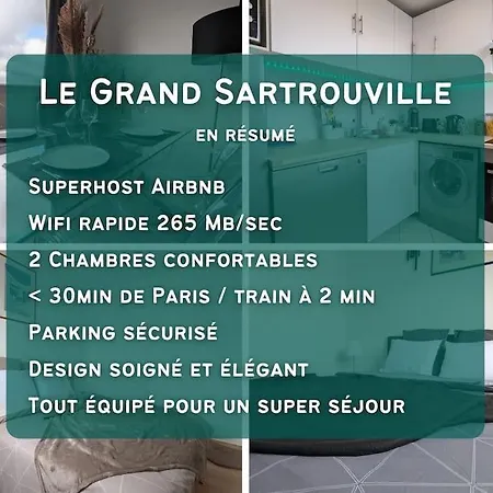 Le Grand A 20 Min De Paris En Rer A Apartment *