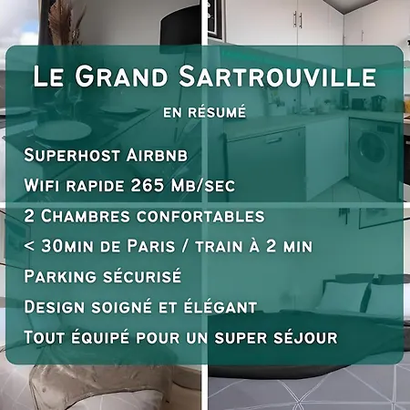 3 Pieces Lumineux, Balcon & Parking - Paris 20 Min Apartment *